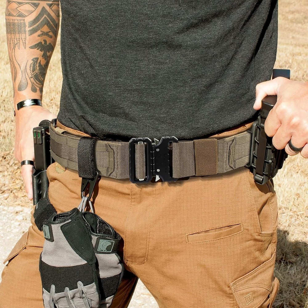 Versatile Tactical Molle Belt - Quick Release, 1.75" Inner & Heavy Duty Outer