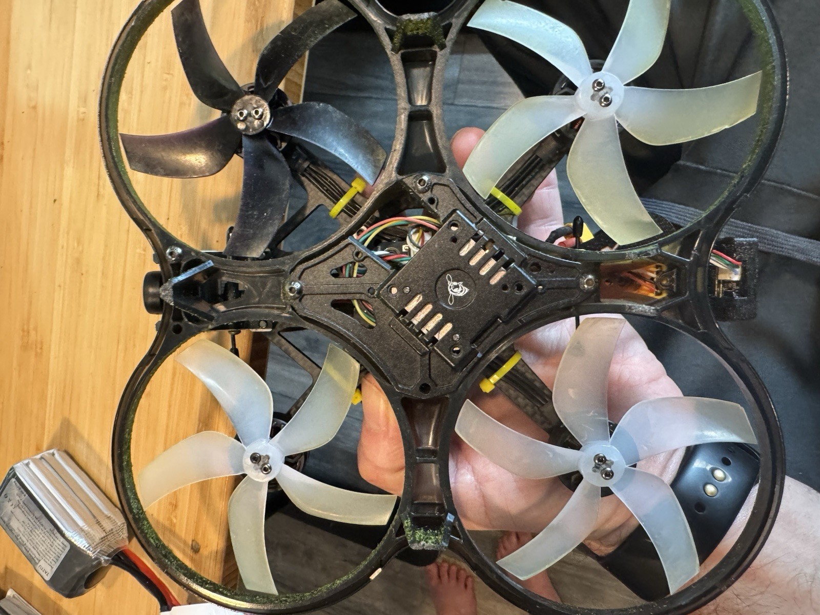 3.5” Inch Cinewhoop speedybee F405 Stack, Tx800 Analog VTX, 4S, GPS, 2006-1950kv