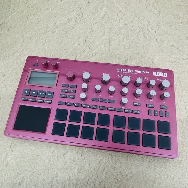Korg electribe sampler Metallic Red ELECTRIBE2S TESTED w/power cable