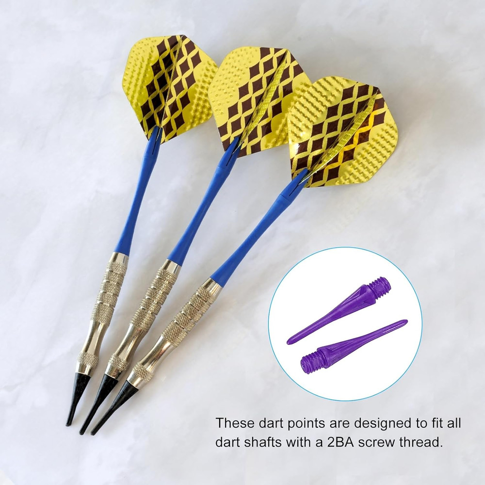 Plastic Dart Tips 2BA Thread Soft Dart Tips Replacement Plastic Tip Soft Tip Dar
