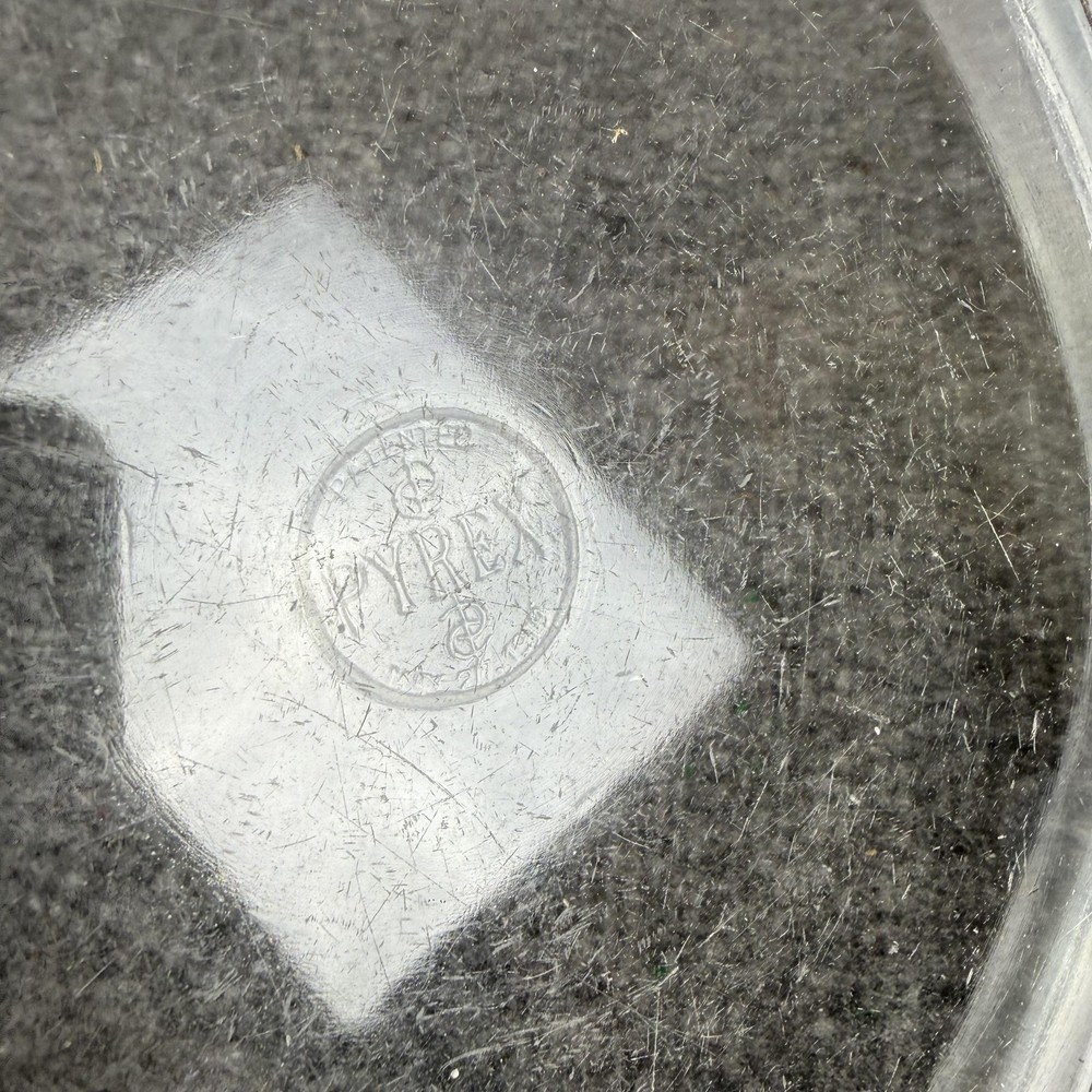 Pyrex Clear Glass Pie Plate L203 10 In Round Baking Dish Bakeware Kitchen