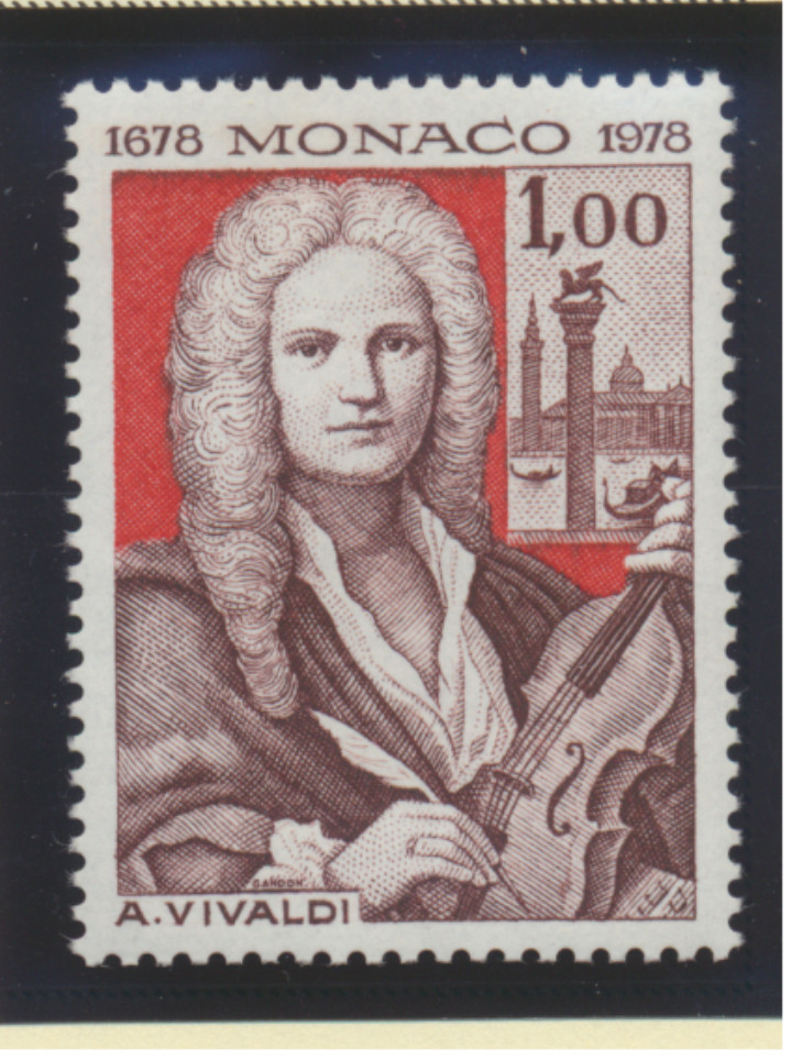 Monaco Stamp Scott #1110, Mint Never Hinged