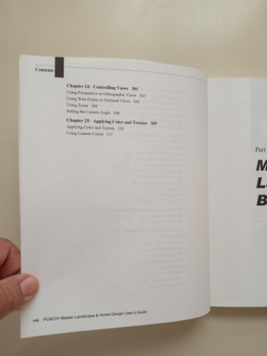 Punch Software Master Landscape Pro Home Design User's Guide Manual Only