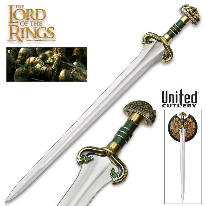 United Cutlery Théodred Sword with Wall Display Lord of the Rings
