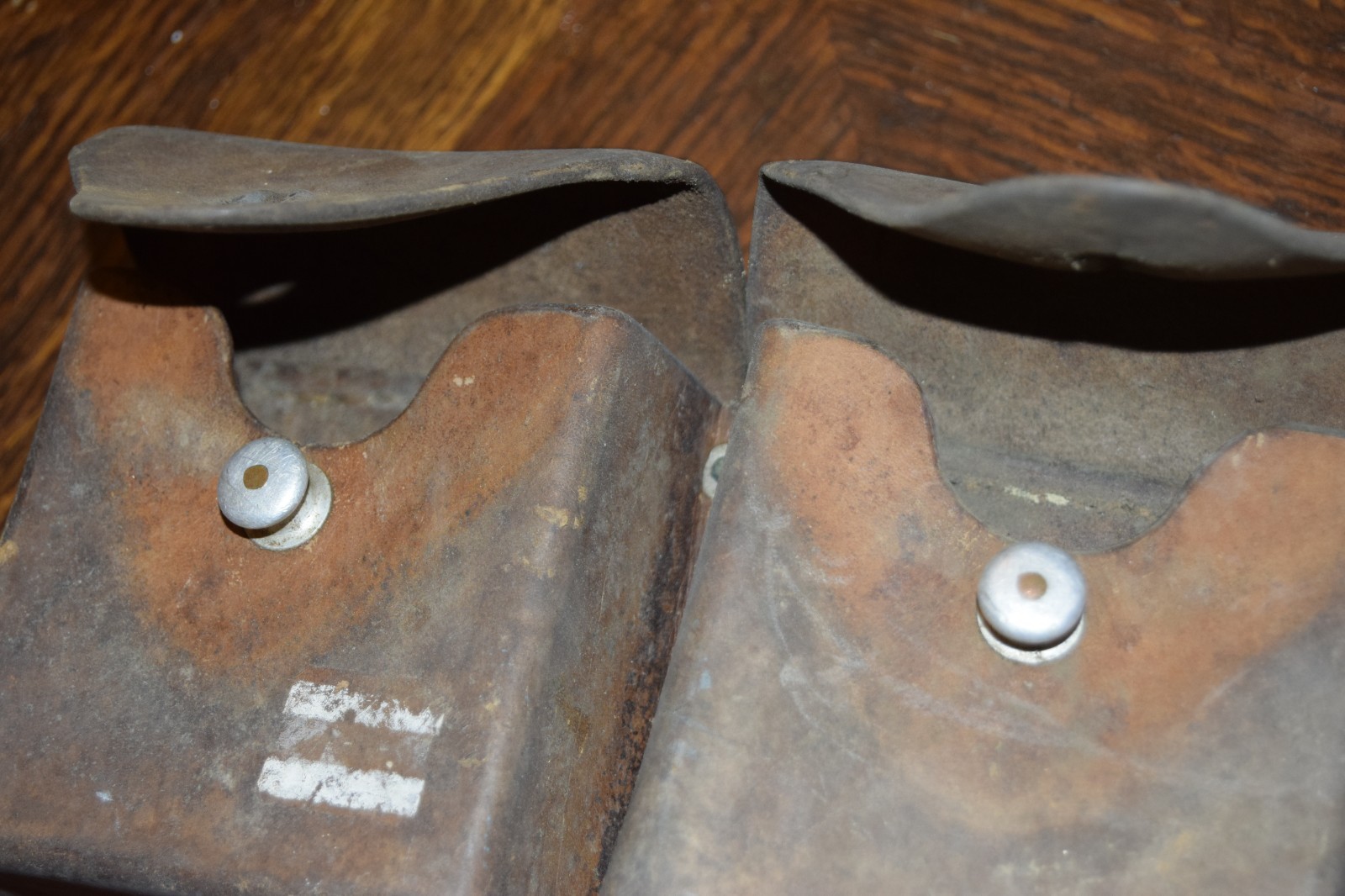 Vintage! Swiss Military 1954 Army Medic Leather Belt Pouch