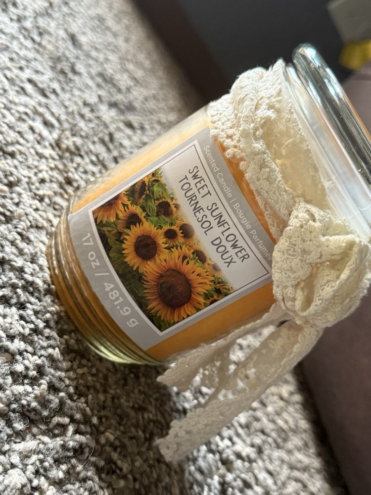 Sunflower Candle