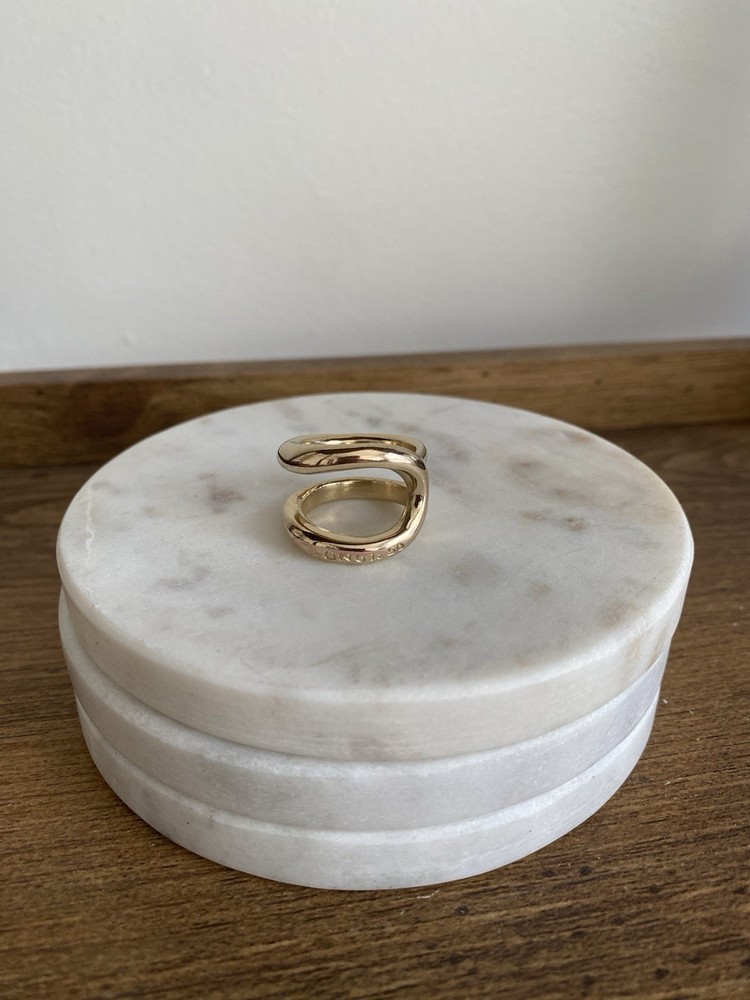 UNOde50 Shortcut Ring Gold Size 7