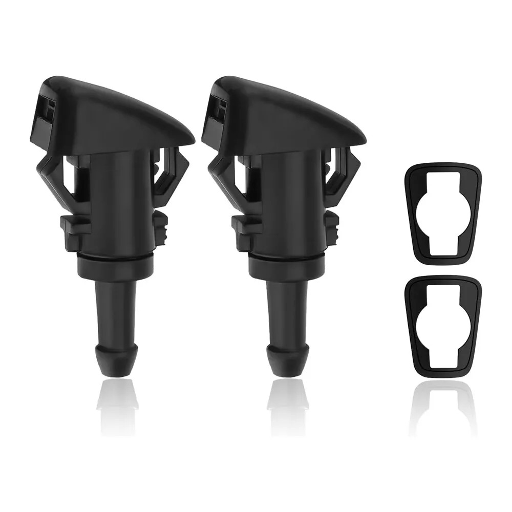 2PCS Windshield Washer Wiper Water Spray Nozzle for Chrysler 300C Jeep Dodge Ram