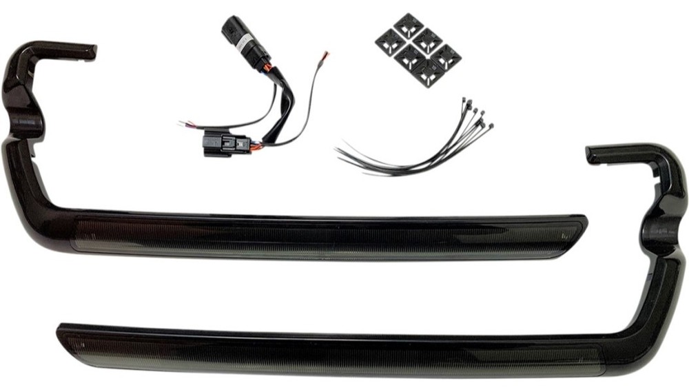 Custom Dynamics CD-SB-SIDE-SB Lower Saddlebag Side Marker LED Lights-Smoke
