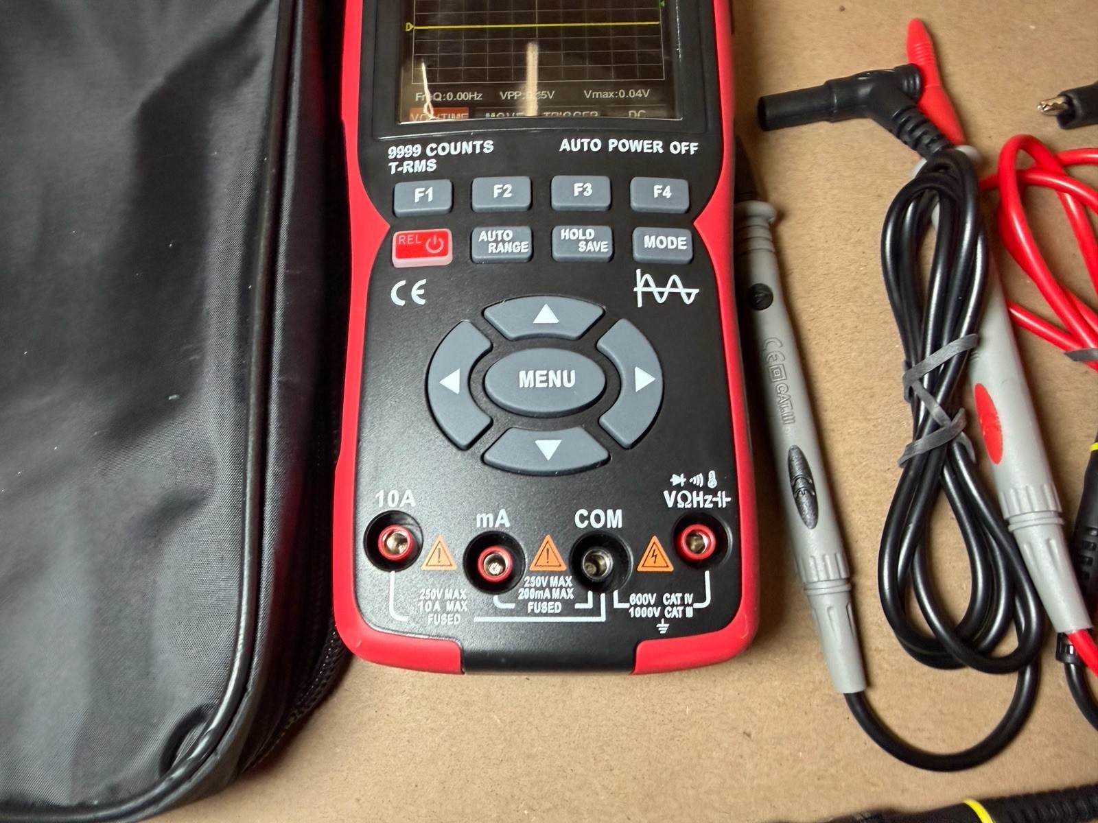 ZT-702S Digital Oscilloscope Multimeter AC DC Voltmeter Ammeter Ohmmeter 10MHz
