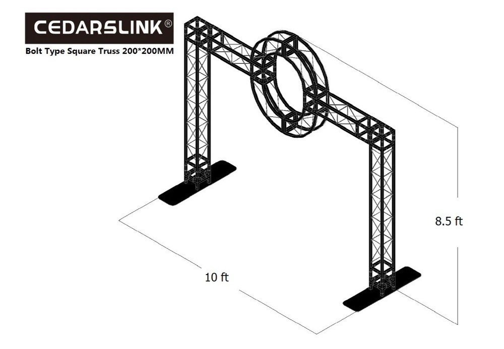 ARCH 8 Circular 10 ft. Width Truss 8.5 ft. Height