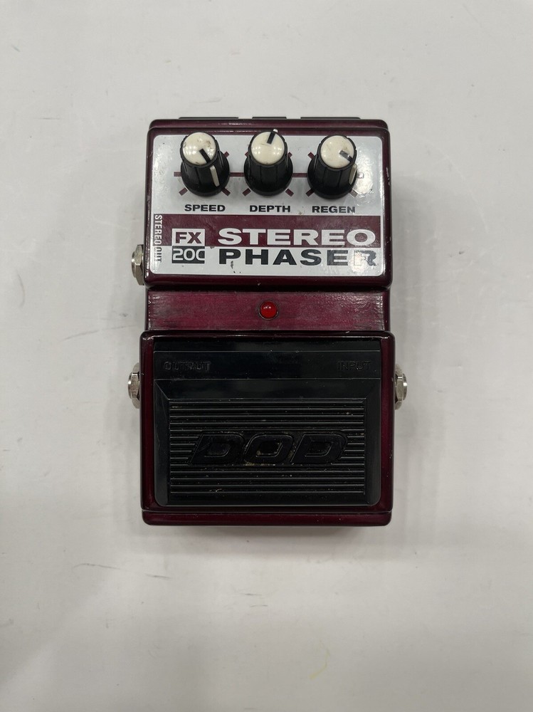 DOD Digitech FX20C Stereo Phasor Analog Phase Shifter Guitar Effect Pedal