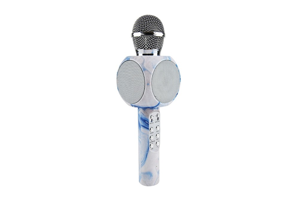 Blue Swirl Karaoke Microphone & Bluetooth Speaker (SABLUESW)