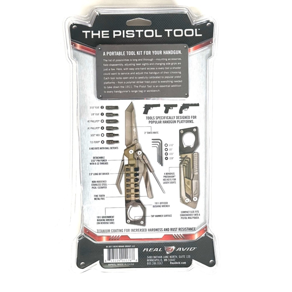 Real Avid The Pistol Tool Handgun Multi Tool
