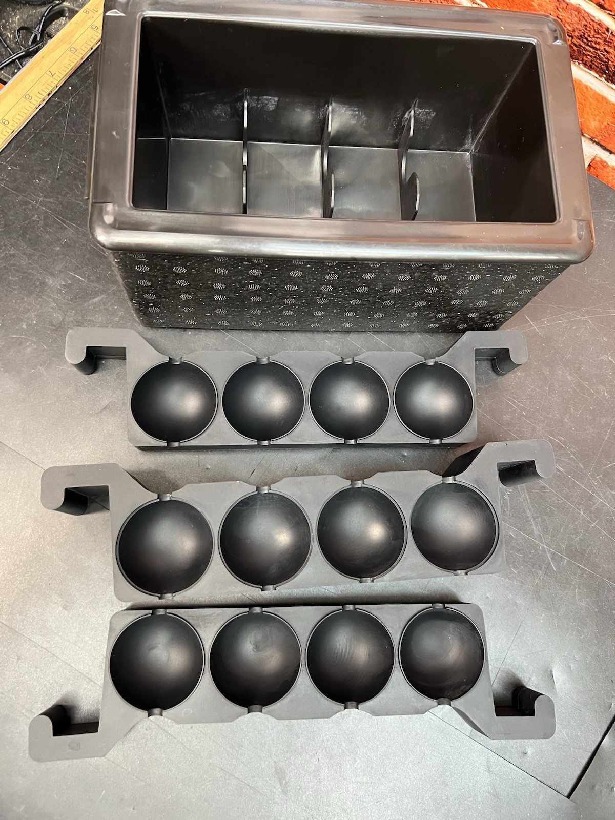 Clear Ice Ball Maker 8 Sphere 2" Ice Mold Whiskey Cocktail Maker