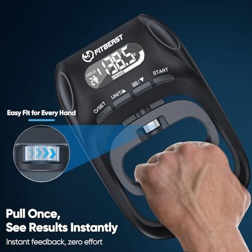 Grip Strength Tester Set - Hand Strengthening Tools for Progress Tracking & Reco