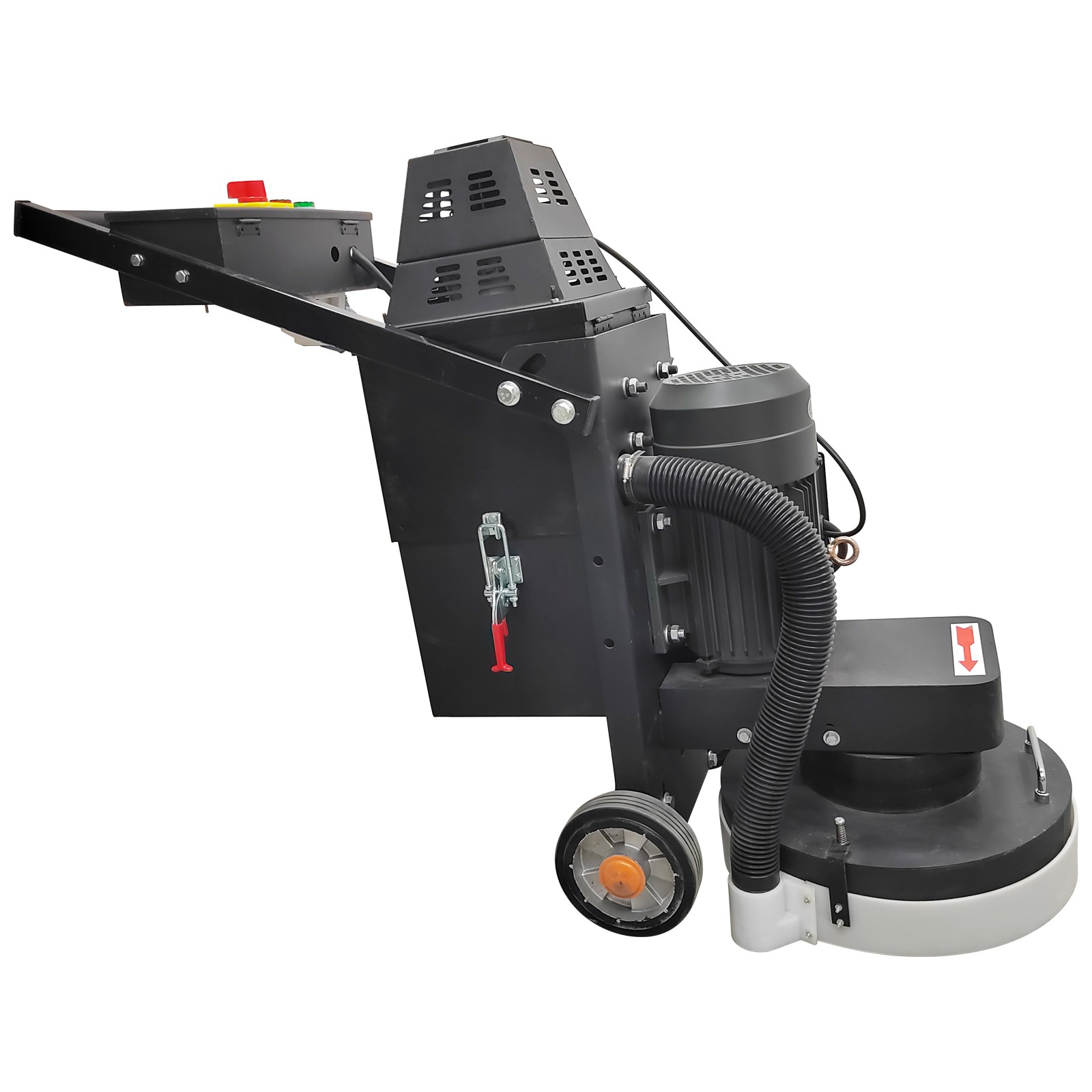 220V Concrete Floor Grinder Ground Polishing Machine w/5 Grinding Head Dust Free