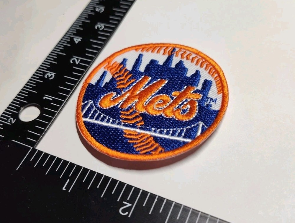 New York Mets Felt Hook Loop Patch Skyline High Quality Patch