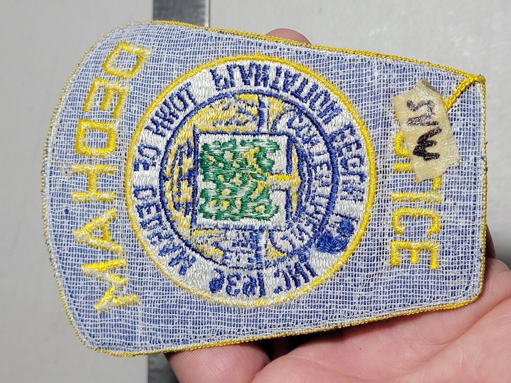 GGb2 Police patch Massachusetts Town od Dedham