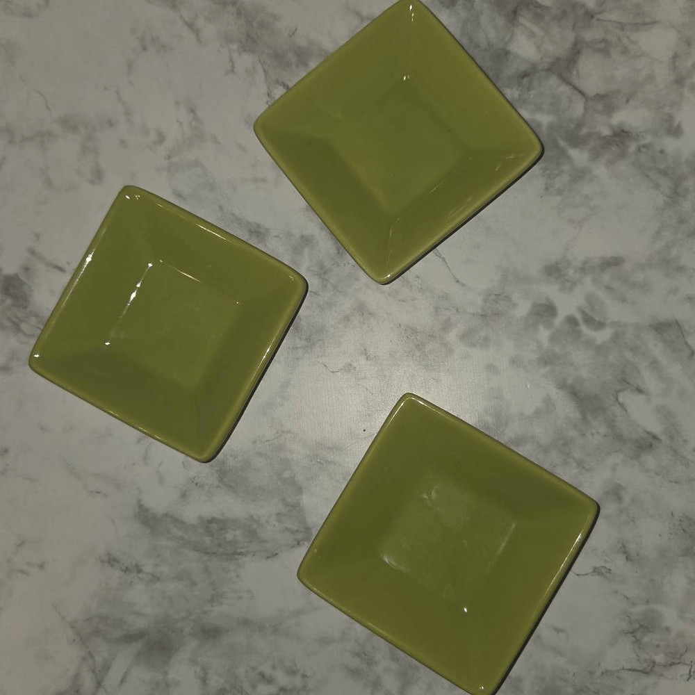 Lime Green Condiment Dishes