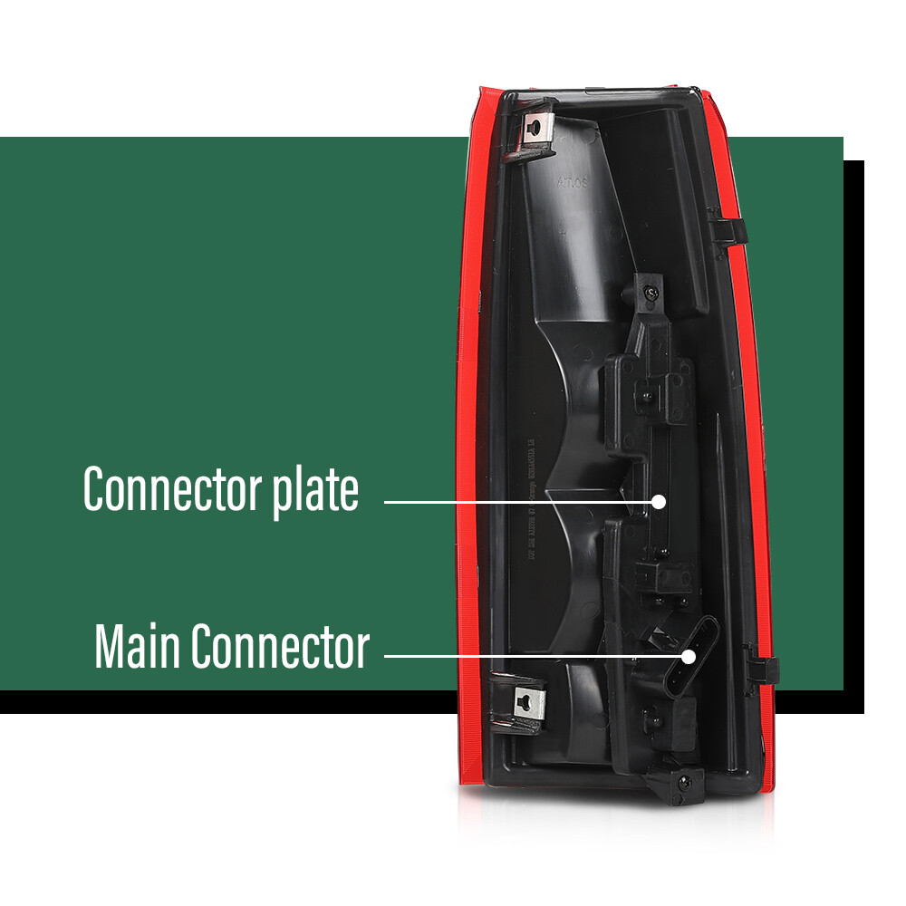 Fit For 88-99 Chevy Silverado GMC Sierra C/K Tail Lights Brake Lamps w/ Bulbs