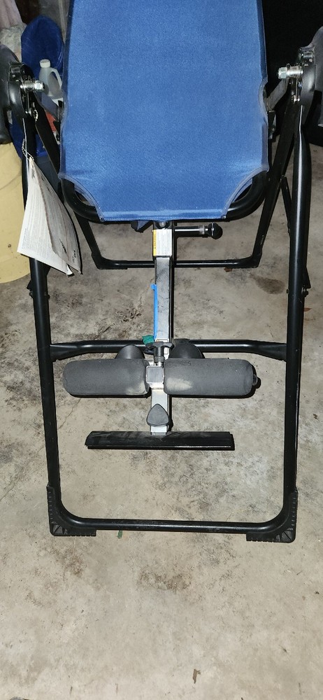 Teeter Hang Ups Inverson Table Blue Back Relief Tool Machine