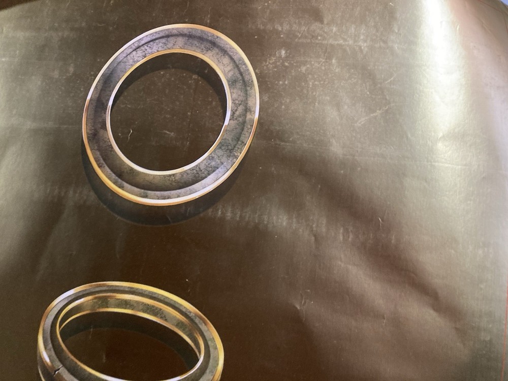 Toto IV 1982 Promo Poster Gold Metallic Foil Surface R