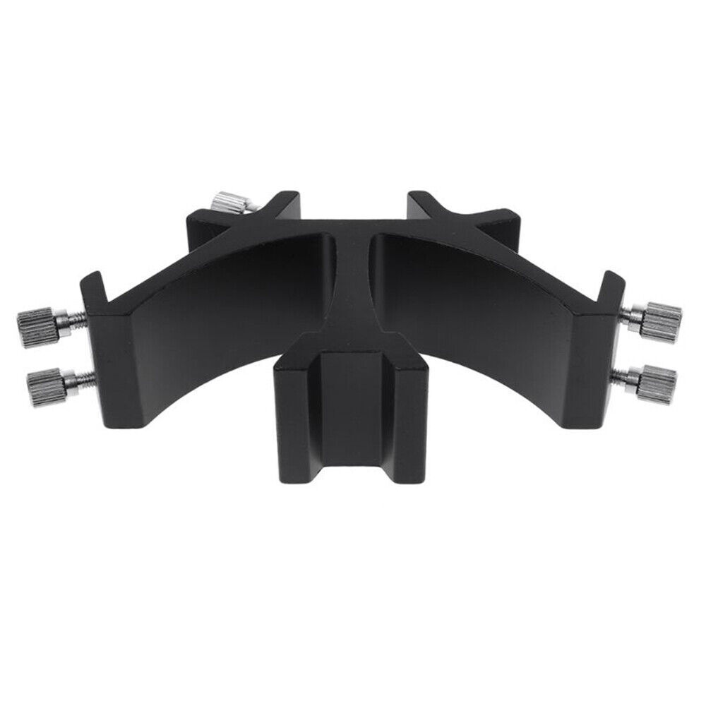Tri-Finderscope Mount Bracket Base Compatible W/ Astronomical Telescope Black