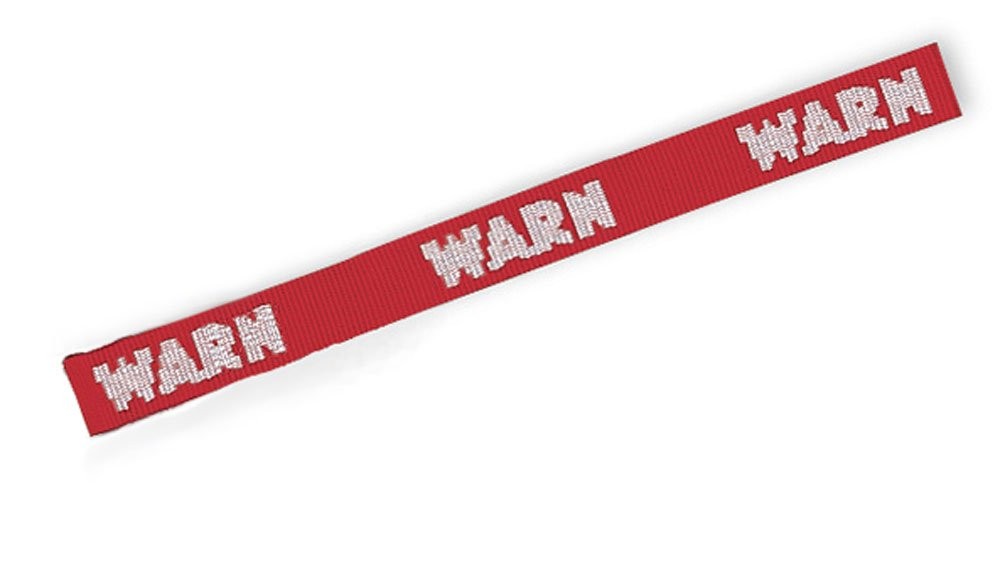 WARN 69645 Hook Strap , Red No Size,