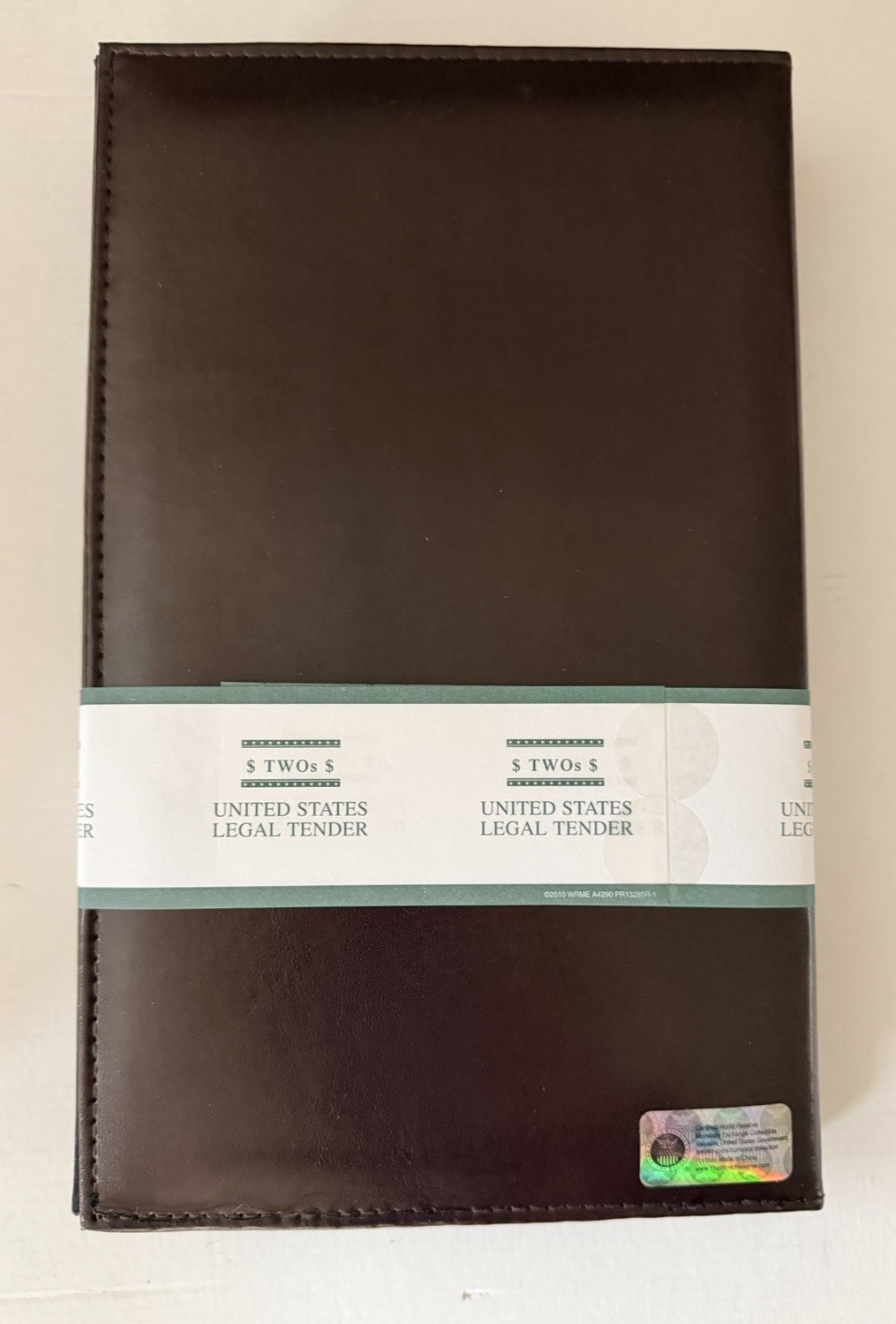 World Reserve Monetary Exchange Uncut Sheet $2 Dollar Bills 2003 Book/Folder COA