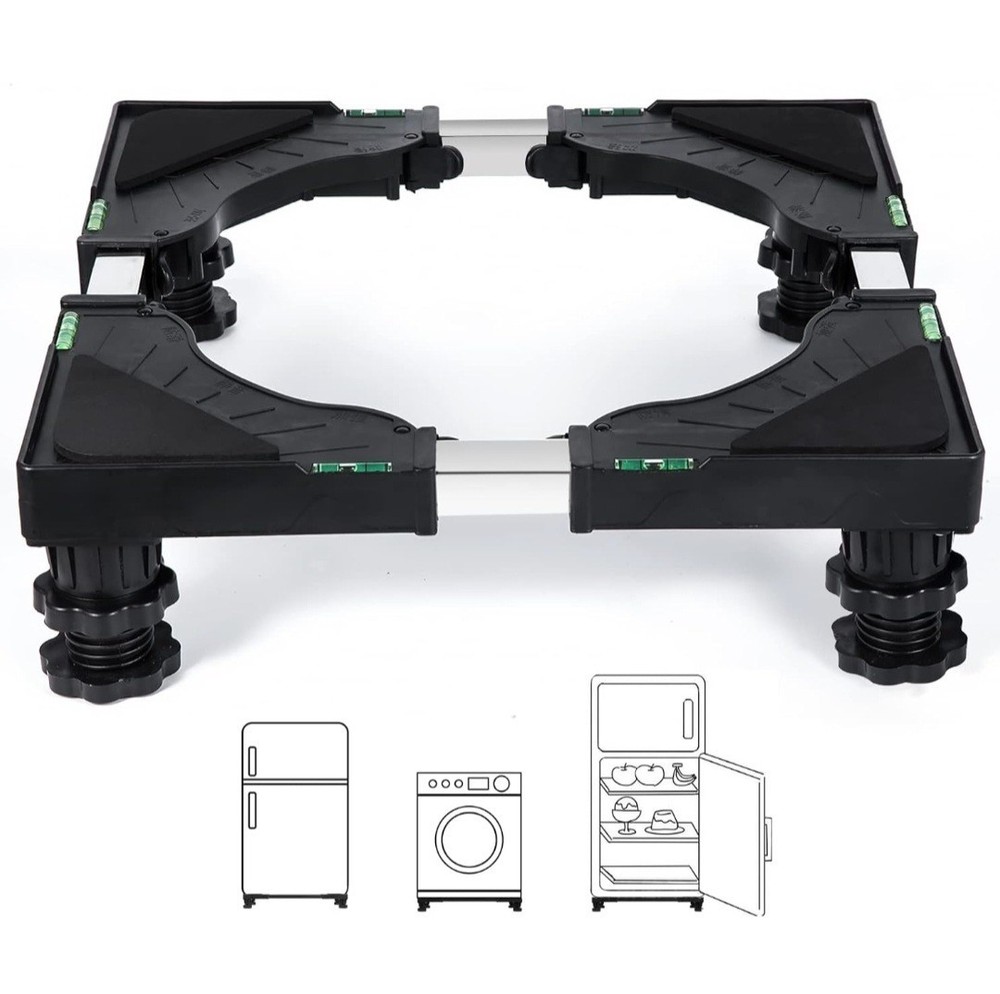 Nefish Mini Fridge Stand Universal Raised Base Adjustable Refrigerator Stands