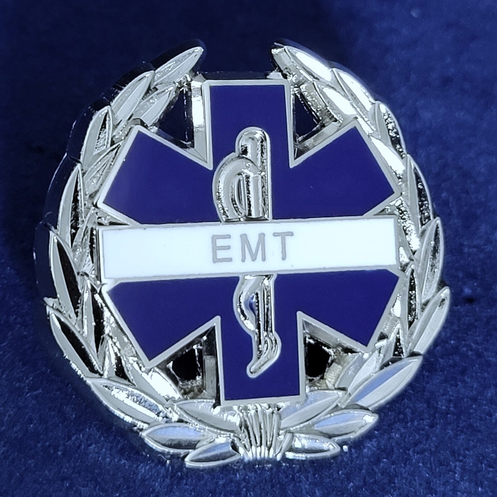EMT LEAF PIN:  1", Silver-Nickel Plated, #516
