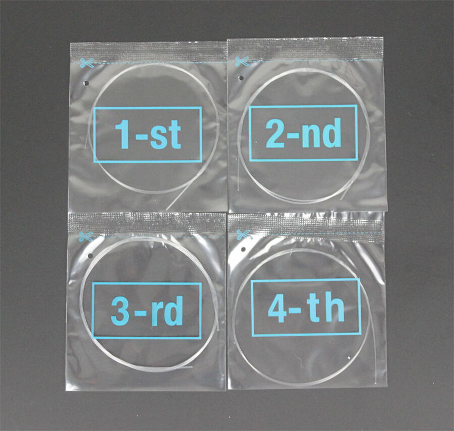 10Sets Alice Ukulele Strings Soprano Clear Nylon BFDA 4 Strings Set AU04