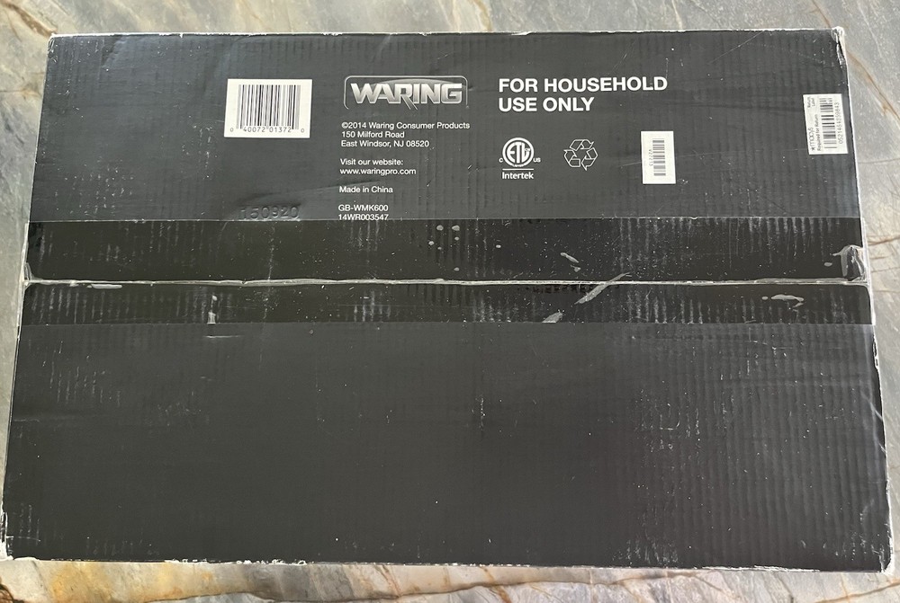 Waring WMK600 Double Belgian Waffle Maker - Silver