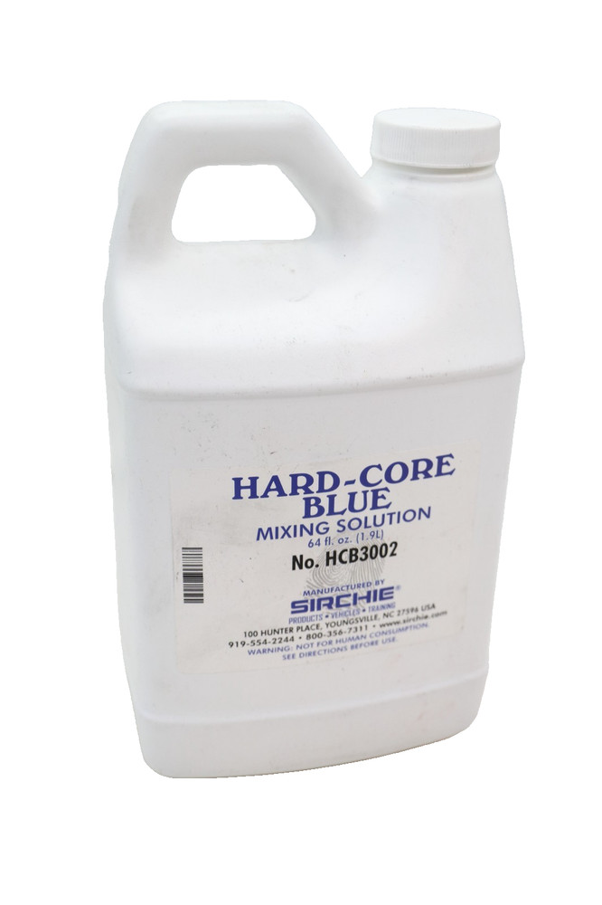 Sirchie HCB3002 Hard-Core Blue 64 oz Mixing Solution | CSI Forensic Casting