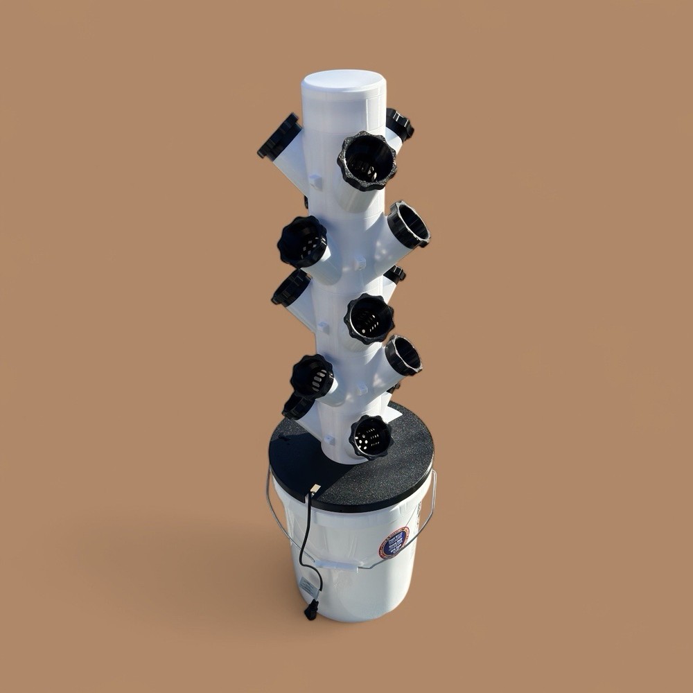 Five Tier 15 Pod Hydroponic Tower
