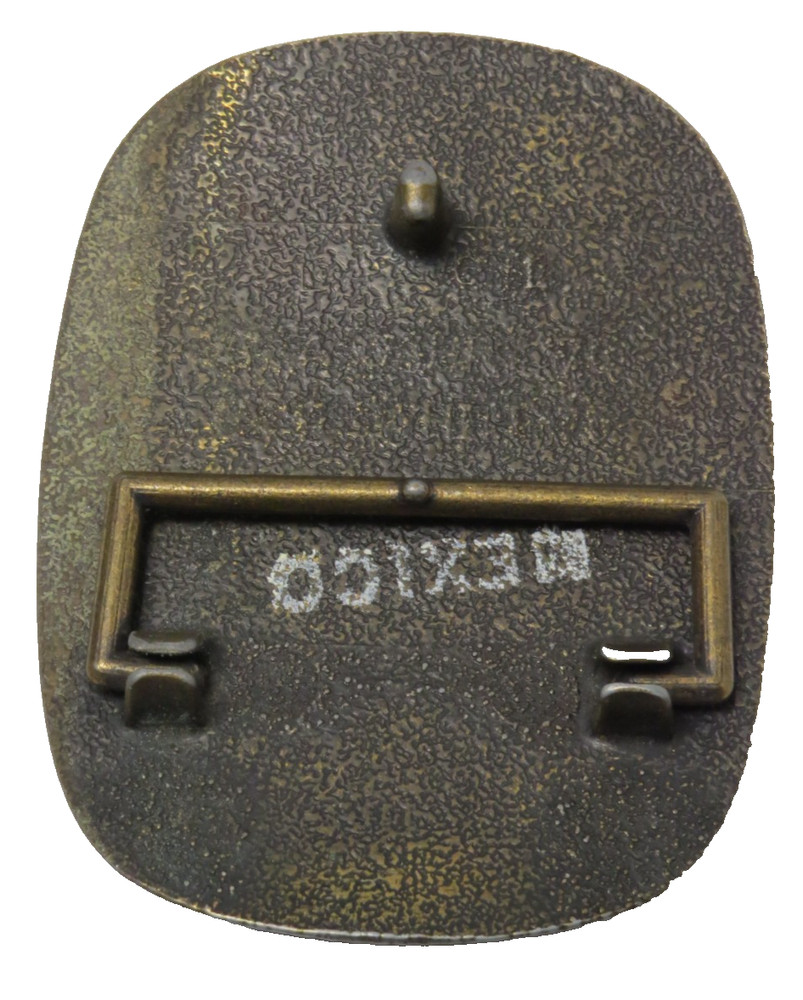 KISS ROCK AND ROLL OVER BELT BUCKLE MADE IN MEXICO 1970'S