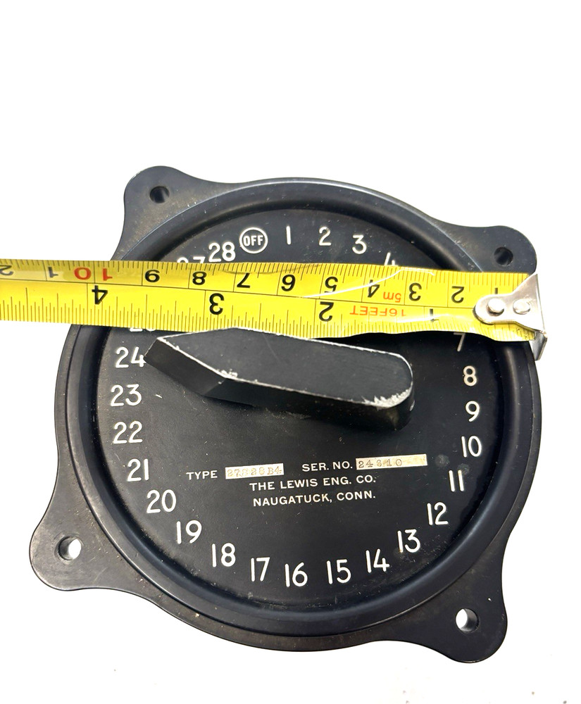 The Lewis Engineering Co. 27S28B4 - 28 Point Temp. Selector Switch 4" Face