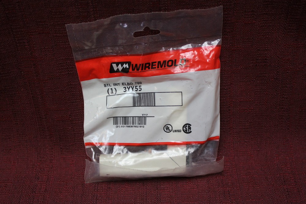 Wiremold 3YY55 Legrand Internal Raceway Elbow New