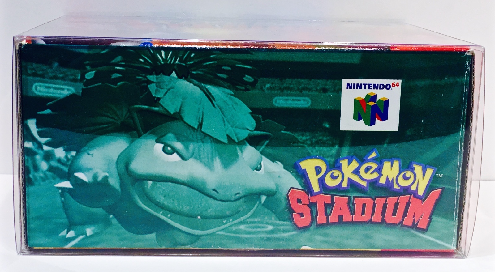 1 Box Protector For N64 POKEMON STADIUM Custom Clear Display Case Nintendo 64