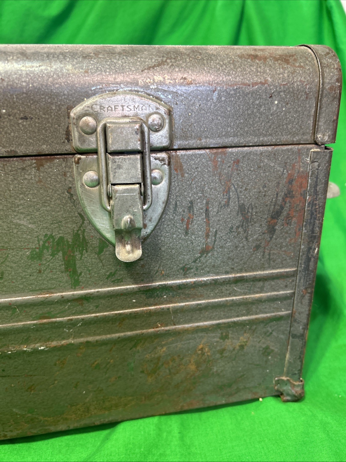 Craftsman 6517 Carpenters Toolbox w/Tray -1950's Logo