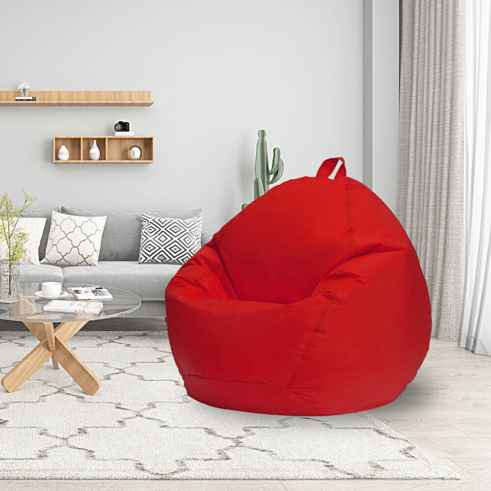 Large Bean Bag Chair Cover Indoor For Adults Kids Lazy Lounger Couch Sofa Cover
