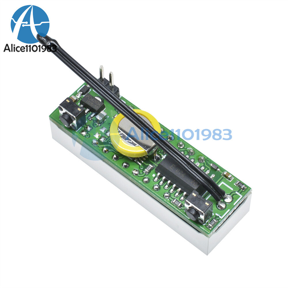 Green 3 in 1 LED DS3231SN Digital Clock Temperature Voltage Module Electronic