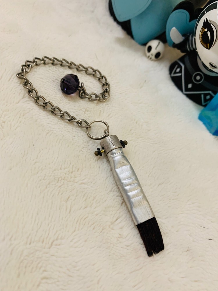 Paint Brush Pendant Pendulum Dowsing, amplifying, restore focus & transform