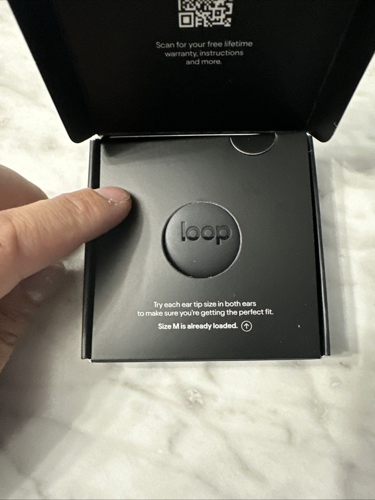 Loop Switch 2 Black Adjustable Ear Plugs - MSRP $60