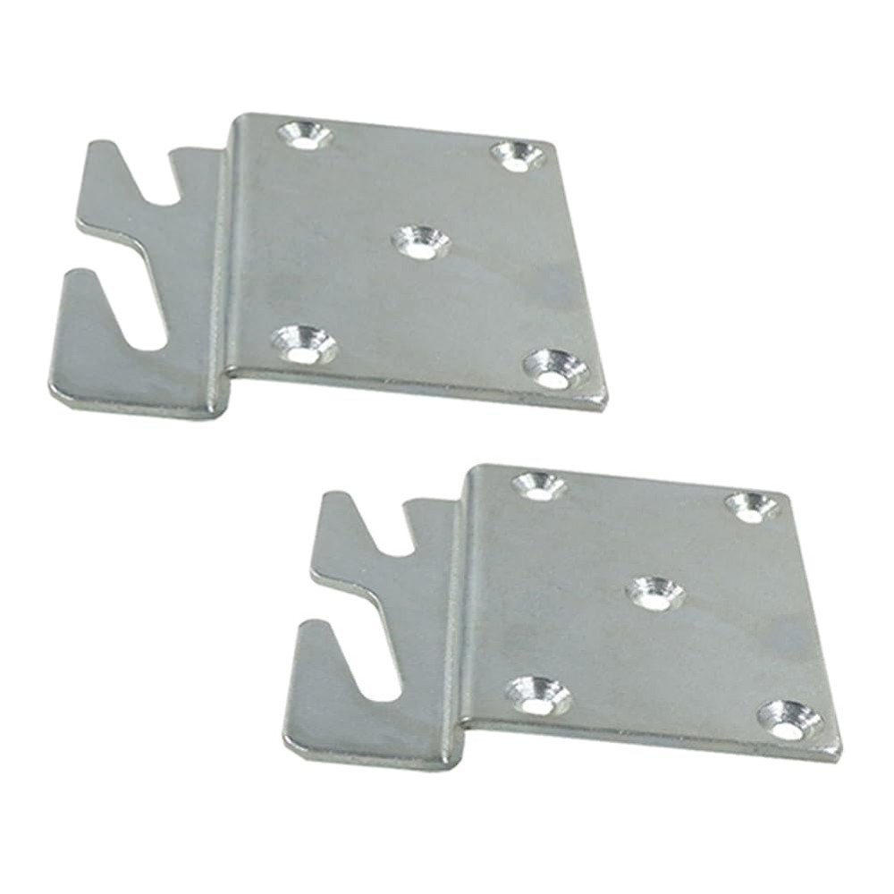 2PCS Adjustable Bed Headboard Brackets Universal Wood Bed Rail Hooks