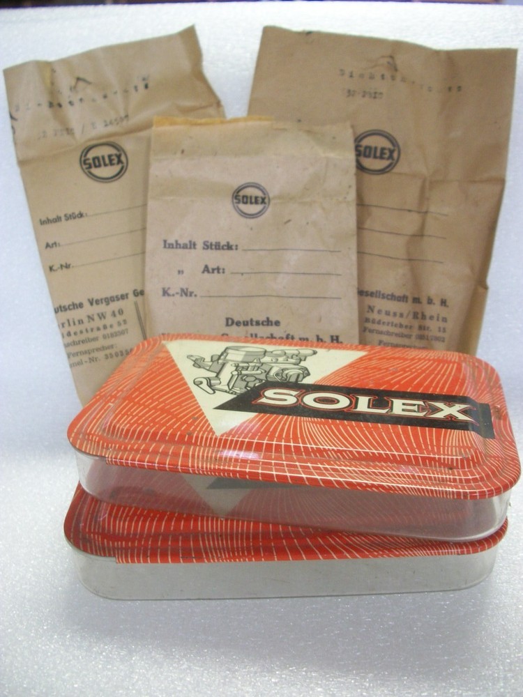 Vintage Solex Kit Tins