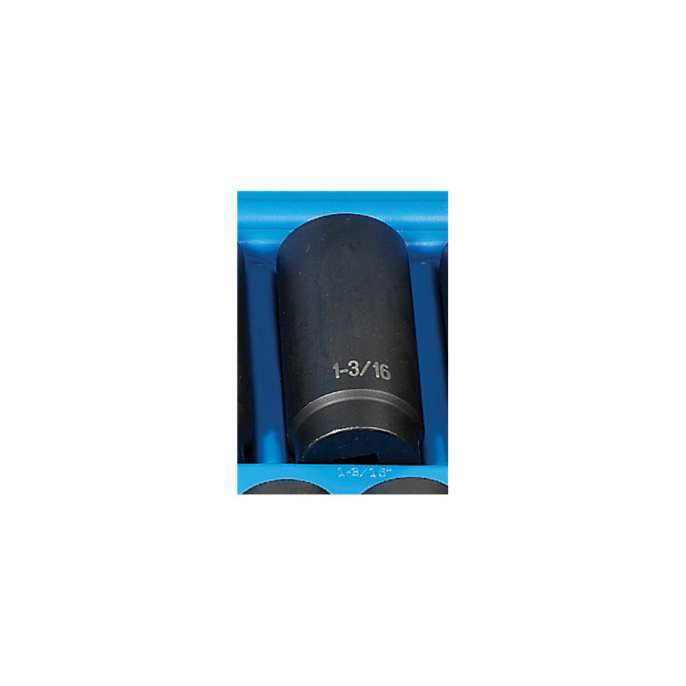 Grey Pneumatic 1/2" Drive x 1-3/16" Deep - 12 Point Socket