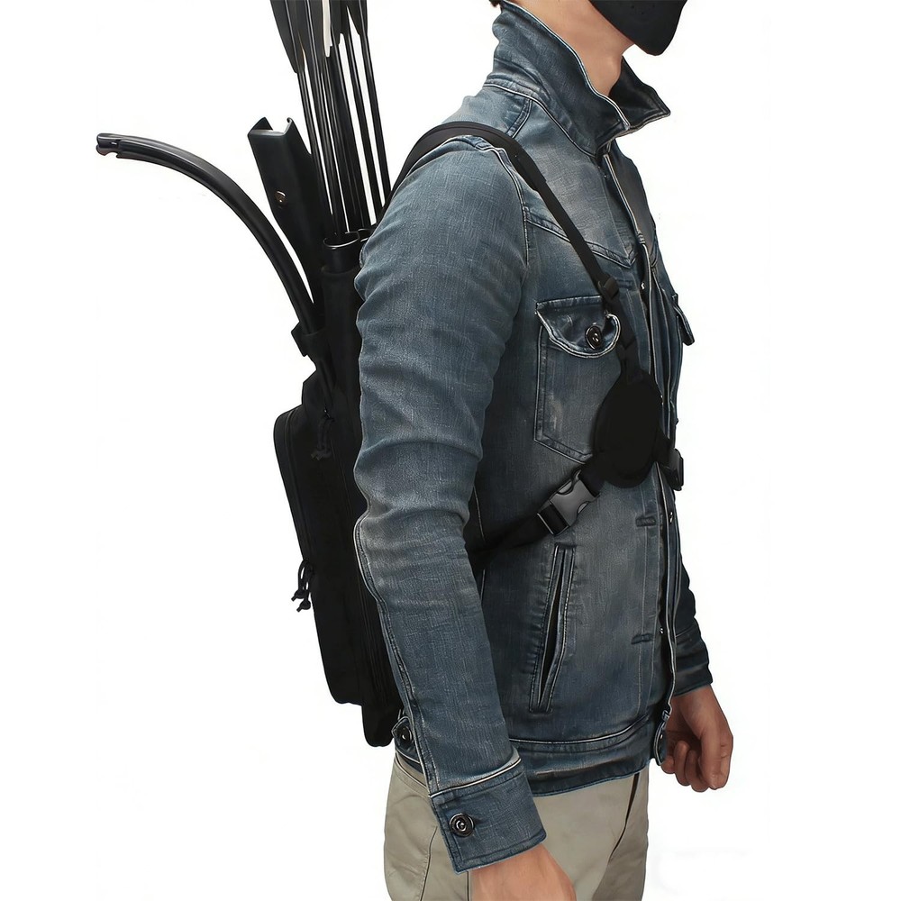 XTACER Multi-Function 4-Tubes Back Field Quiver Training Archery Arrow for Tips