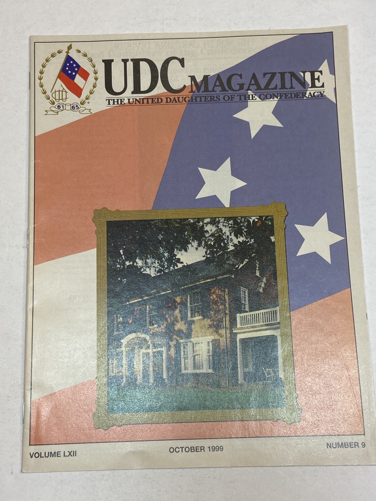 UDC United Daughters of the Confederacy Magazine Oct 1999 NC Womens Home Pickens